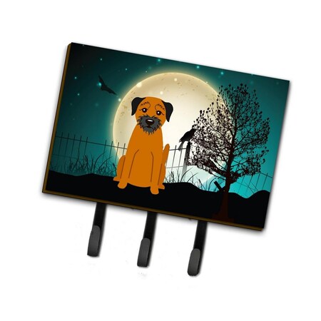 Carolines Treasures Halloween Scary Border Terrier Leash or Key Holder BB2229TH68
